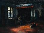 Schilderij Andree Algrain, Antiek en Kunst, Ophalen