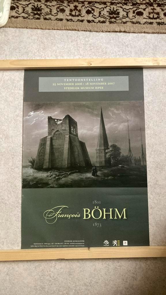 FRANCOIS BOHM, Verzamelen, Posters, Zo goed als nieuw, Ophalen of Verzenden
