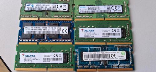 Geheugen laptop PC4 2400 8GB / PC3 12800 4GB, Computers en Software, RAM geheugen, Zo goed als nieuw, Laptop, Ophalen of Verzenden