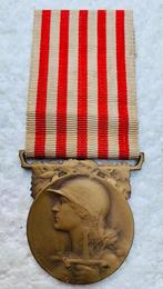 Medaille, France, Herdenkingsmedaille van de oorlog 14-18, Verzamelen, Militaria | Algemeen, Ophalen of Verzenden, Landmacht, Lintje, Medaille of Wings