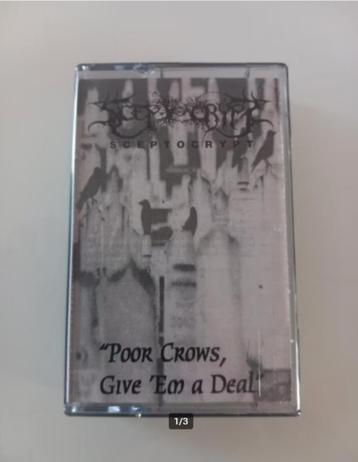 Tape Cassette Sceptocrypt Poor Crows Death Metal Hard Rock beschikbaar voor biedingen