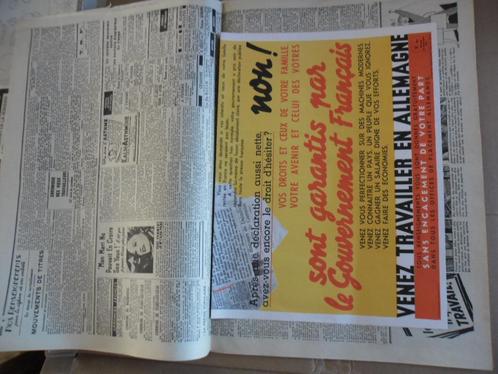 Journaux de guerre IV complet avec affiches de propagande, Collections, Revues, Journaux & Coupures, Journal, 1940 à 1960, Enlèvement ou Envoi
