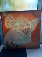 Schilderij blij varken van Tanja Van Achterberg, Ophalen