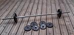 HALTER VOOR KRACHTTRAINING + GEWICHTEN, Sport en Fitness, Ophalen, Zo goed als nieuw, Benen, Dumbbell