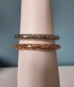 2 armbanden/braceleten, Ophalen of Verzenden, Goud, Armband