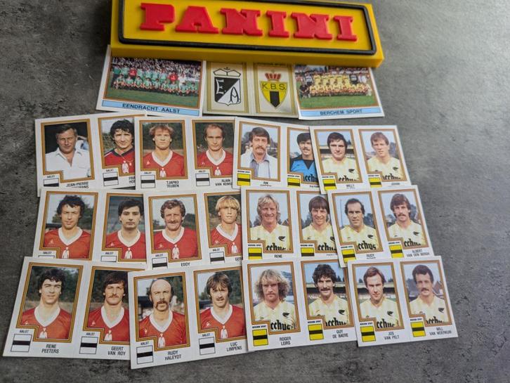 PANINI FOOTBALL 84 E.AALST / BERCHEM SP. 15 STICKERS 1984, Hobby en Vrije tijd, Stickers en Plaatjes, Nieuw, Verzenden