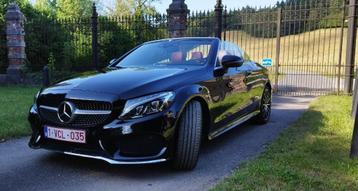 Mercedes C Cabrio “AMG line” – 16000 km !!!, Cuir, Achat, Euro 6, 2 portes