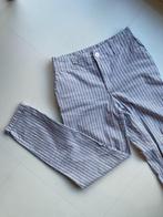Lichtblauwe witgestreepte broek (H&M L.O.G.G. - 34), H&M, Blauw, Ophalen of Verzenden, Zo goed als nieuw