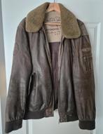Jas met pilotenjack, Ophalen of Verzenden, Gedragen, Maat 56/58 (XL), Bruin