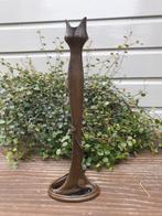 bronzen kandelaar art Nouveau, Ophalen of Verzenden, Nieuw, Kandelaar