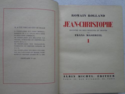 5 livres Romain Rolland gravés sur bois Frans Masereel 1925, Livres, Art & Culture | Arts plastiques, Utilisé, Autres sujets/thèmes