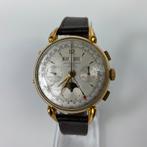 Montre Record Chronographe Moonphase 1950’s - réf. 2768, Or, Or