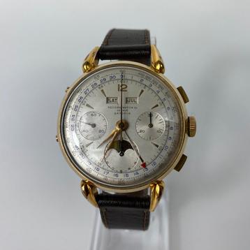 Montre Record Chronographe Moonphase 1950’s - réf. 2768