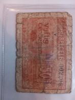 Noodgeld 50 centiemen, 1914 - 1918, Verzenden