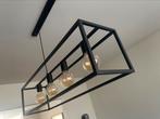Zwarte Industriële hanglamp, Huis en Inrichting, Lampen | Hanglampen, Ophalen, Zo goed als nieuw, Metaal, Modern of tijdloos