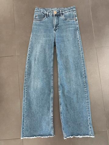 Blauwe Garcia jeans wide fit - high waist - maat 152 beschikbaar voor biedingen