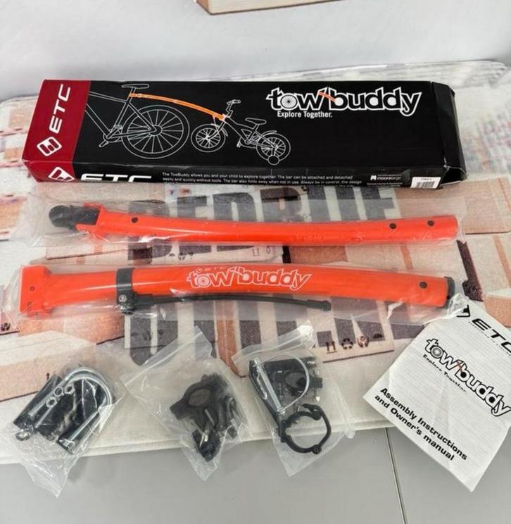ETC Towbuddy tow-buddy fietsstang kind tandemstang tandembar, Fietsen en Brommers, Fietsen | Kinderfietsjes, Nieuw, Ophalen of Verzenden