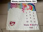 Nieuwe zacht fleece mijlpaaldeken, Ophalen of Verzenden, Zo goed als nieuw
