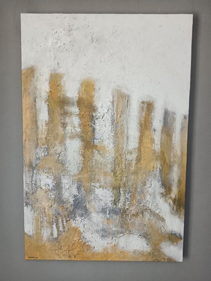 sunny beach, Antiek en Kunst, Kunst | Schilderijen | Abstract, Ophalen of Verzenden