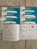 Stenvert oefenboekjes met opgaven op gebied van taal, lezen, Muziek en Instrumenten, Bladmuziek, Ophalen, Zo goed als nieuw