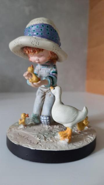 Set van 3 handgeschilderde Sarah Kay figuurtjes beschikbaar voor biedingen