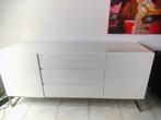 Wit gelakt dressoir, Ophalen, Moderne, epuré, 150 tot 200 cm, Zo goed als nieuw