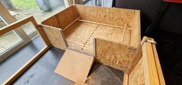 Caisse de mise bas avec enclos et lampe chauffante, Enlèvement, Comme neuf