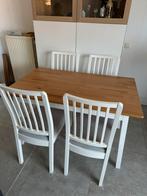 Ensemble de salle à manger avec 4 chaises - IKEA, Maison & Meubles, Chaises, Enlèvement, Comme neuf