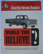 Ford Pickup 1967 Confidential Brochure Catalogue Prospekt, Verzenden, Gelezen, Ford