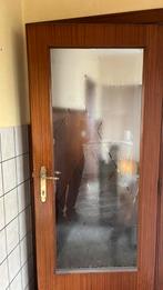 4 retro deuren met glas, Doe-het-zelf en Bouw, Ophalen, Glas