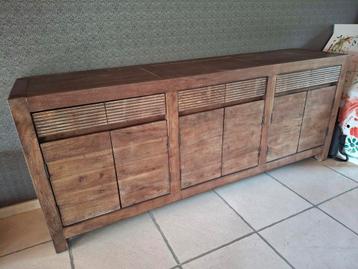 Dressoir in tropisch hout beschikbaar voor biedingen