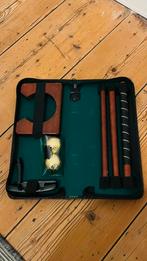 Putting golf club set hout & goud, Sport en Fitness, Ophalen, Zo goed als nieuw, Club