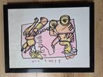 Tekening Herman Brood op doek, Antiek en Kunst, Ophalen of Verzenden