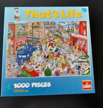 Puzzel that's life 1000 stuks  beschikbaar voor biedingen