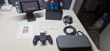 Nintendo Switch V2-console (compleet) + game en garantie -18