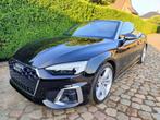 Audi A5 Cabriolet 40 TFSI S line OPF tronic (bj 2021), Auto's, 4 cilinders, Zwart, Leder, Bedrijf