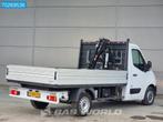 Renault Master 110PK Open Laadbak met Hiab T-CLX 009 Kraan A, Auto's, Gebruikt, Euro 6, 4 cilinders, Renault