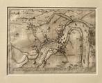 Perfect ingelijste gravure Beleg van Antwerpen - Hogenberg, Antiek en Kunst, Ophalen