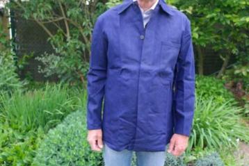 blauwe werkschort maat 48 (nieuw), Enlèvement ou Envoi, Neuf, Hommes, Manteau