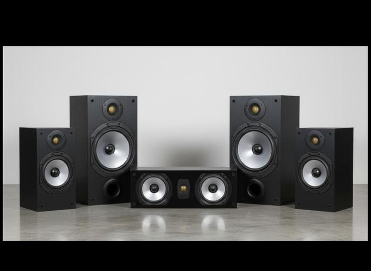 Monitor Audio Bronze BR 5.0 Reeks, Audio, Tv en Foto, Luidsprekerboxen, Refurbished, Complete surroundset, Overige merken, Ophalen of Verzenden