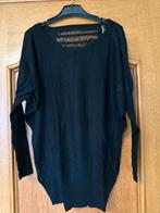 Zwarte trui met details op rug TU, Kleding | Dames, Ophalen of Verzenden, Zo goed als nieuw, Zwart
