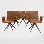 Fauteuils van Mathias De Ferm voor Sitino, Gebruikt, Bruin, Leer, Ophalen of Verzenden