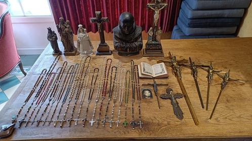 Diverse religieuze beelden en voorwerpen vanaf 2 euro, Antiek en Kunst, Antiek | Religieuze voorwerpen, Ophalen