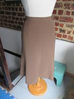 Mayerline jupe longue brune taille 42 doublée, Mayerline, Bruin, Maat 42/44 (L), Ophalen of Verzenden