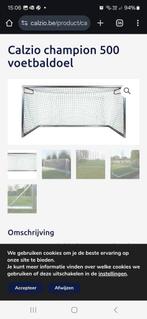 Voetbaldoel Calzio Aluminium / 2m x 5m, Sport en Fitness, Voetbal, Ophalen, Gebruikt