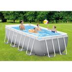 Intex zwembad 400 x 200 x 122 met zandfilter en dakverwarmin, Tuin en Terras, Gebruikt, 200 tot 300 cm, Opzetzwembad, 200 tot 400 cm
