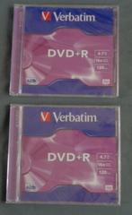 nieuw sealed 2x VERBATIM DVD+R 120 min. 4.7GB DVD recordable, Computers en Software, Dvd, Gebruikt, Ophalen of Verzenden