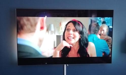 OLED tv 55 inch Philips, Audio, Tv en Foto, Televisies, Zo goed als nieuw, OLED, 100 cm of meer, 4k (UHD), Philips, 120 Hz, Smart TV