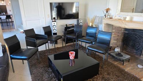 ensemble 6 Chaises  en cuir marron  Kff modele Texas, Huis en Inrichting, Complete inboedels, Ophalen of Verzenden