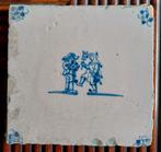 Carrelage bleu ancien de Delft avec un bouffon - Carnaval -, Antiquités & Art, Enlèvement ou Envoi
